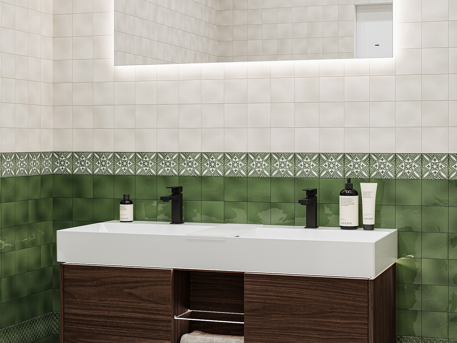 Ванная комната с душевой зоной Бахия / Касабланка