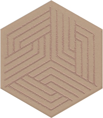 Декор Агуста оранжевый матовый 6x5,2x0,69