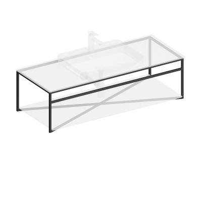 Металлическая структура Plaza Next/Плаза Некст подвесная 120, черная матовая