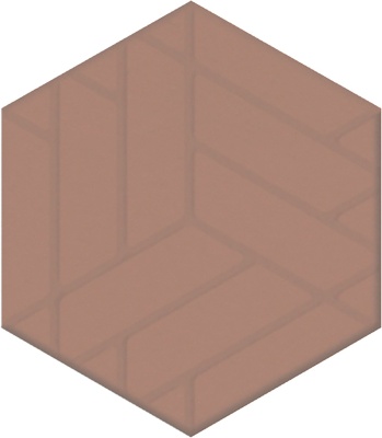 Декор Агуста розовый матовый 6x5,2x0,69