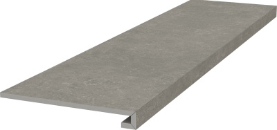 Ступень клееная фронтальная Касабланка HP серый матовый обрезной 33x119,5x0,9 Ступень клееная фронтальная Касабланка HP серый матовый обрезной 33x119,5x0,9