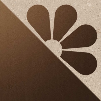 Декор Матрикс бежевый светлый 20x20x0,8