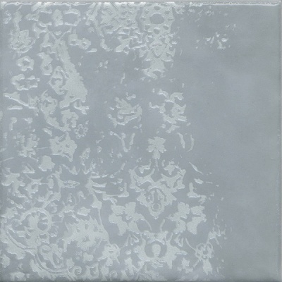 Декор Адриатика 2 голубой глянцевый 20x20x0,69