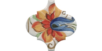 Декор Арабески Тоскана 9 глянцевый 6,5x6,5x0,7