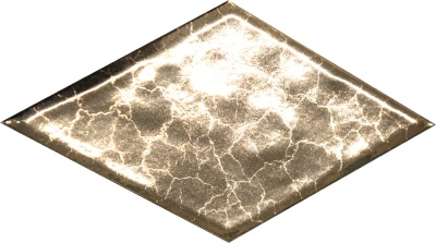 Декор Риад металл глянцевый 13,5x7,8x0,9