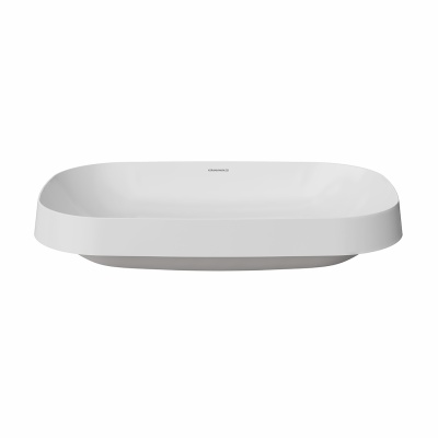 Раковина Magica/Маджика встраиваемая сверху 65, белая глянцевая