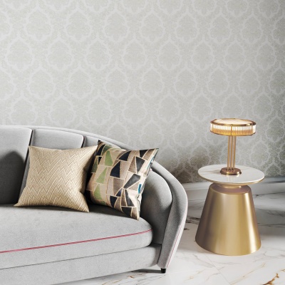 Обои виниловые Палаццо мотив, белый