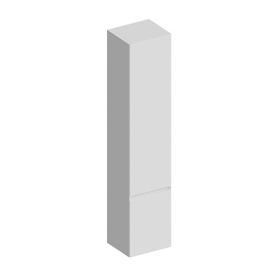 Пенал Cubo/Кубо подвесной правый 165, белый матовый Пенал Cubo/Кубо подвесной правый 165, белый матовый