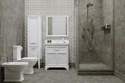 Совмещенный санузел Кантата серый
