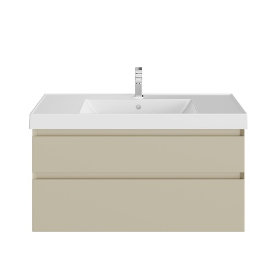 Тумба Cubo/Кубо подвесная с ящиками 100, лимо матовая