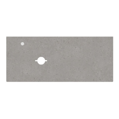 Столешница Magica/Маджика для раковины Safi/Сафи Риккарди 120 см, серая матовая