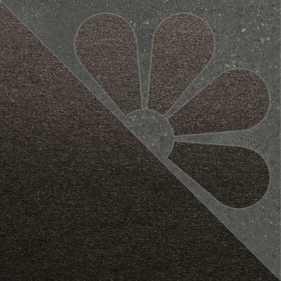 Декор Матрикс антрацит 20x20x0,8