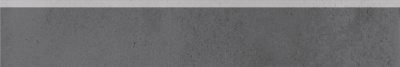 Плинтус Мирабо серый темный обрезной 60x9,5x1,1