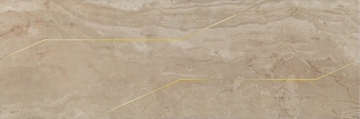 Декор Эвора бежевый глянцевый обрезной 30x89,5x1,1