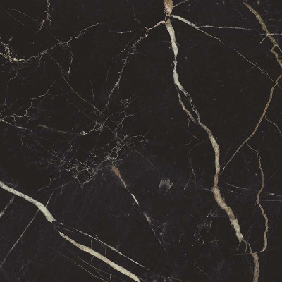 Керамическая плитка 15x15x0,69 Фрагонар чёрный глянцевый