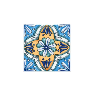 Вставка Капри майолика 9,8x9,8x0,7