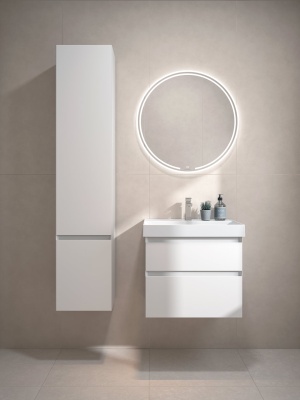 Тумба Cubo/Кубо подвесная с ящиками 60, белая матовая