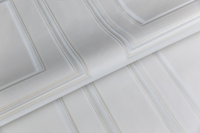 Обои виниловые Буазери мотив, серый