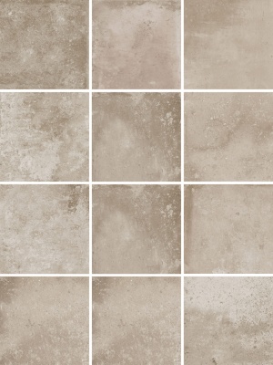 Спартель бежевый матовый 29,8х39,8x0,7 из 12 частей 9,8x9,8