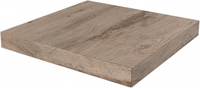 Ступень угловая клееная левая Про Вуд бежевый темный 33x33x1,1