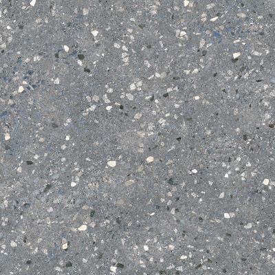 Терраццо серый тёмный обрезной 60x60x1,1