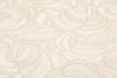 Обои виниловые на флизелиновой основе Мираж база универсальная, бежевый светлый, листья