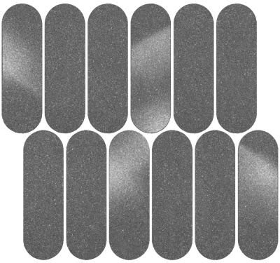 Декор Джиминьяно наборный антрацит матовый 30x32x0,9
