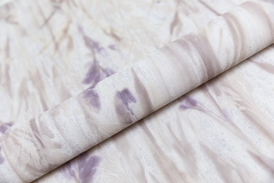 Обои виниловые на флизелиновой основе Отражение мотив, серый сиреневый