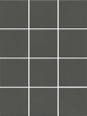 Агуста серый темный матовый 30x40x0,7 из 12 частей 9,8х9,8