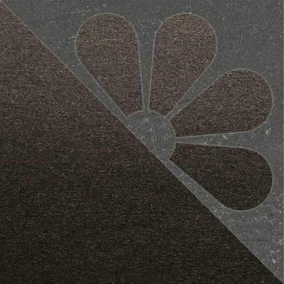 Декор Матрикс антрацит 20x20x0,8