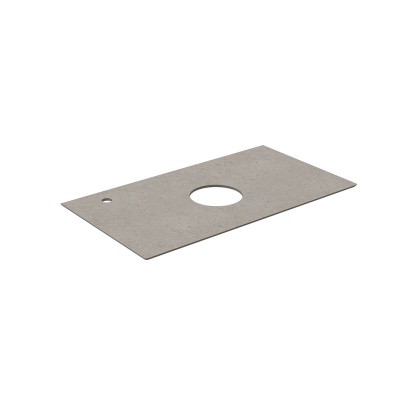 Столешница Magica/Маджика Риккарди 90 см, серая матовая