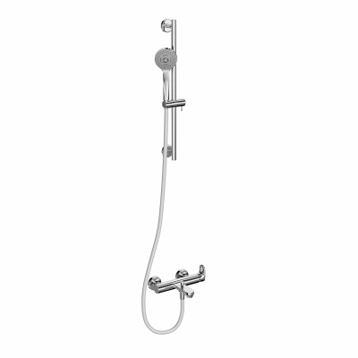 Душевая стойка Ole/Оле c лейкой и шлангом, хром