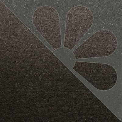 Декор Матрикс антрацит 20x20x0,8