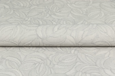 Обои виниловые на флизелиновой основе Мираж база универсальная, серый, листья