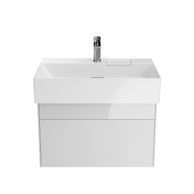 Тумба Logica/Лоджика подвесная 2 ящика 70 см, белоснежный